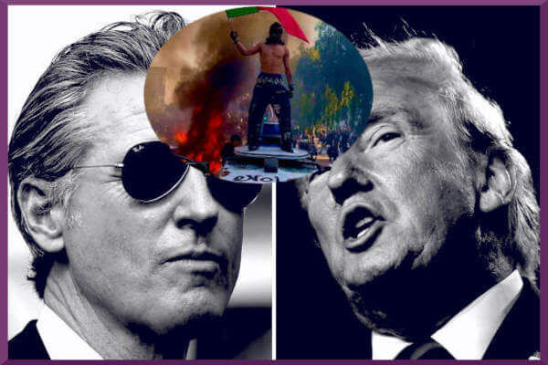 Los Angeles, Newsom sfida Trump 