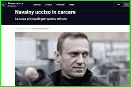 Tutto il Mondo non Ha Dubbi: Putin è l'Assassino di Navalny