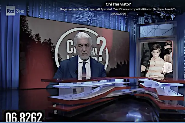 Indizi di Santina Renda scomparsa negli Epstein Files insabbiati