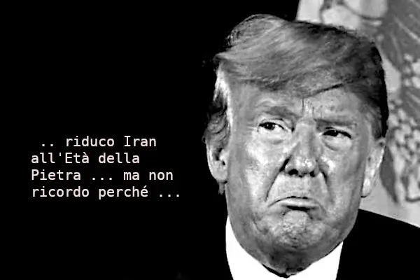 Iran Trump non ricorda&nbsp;
