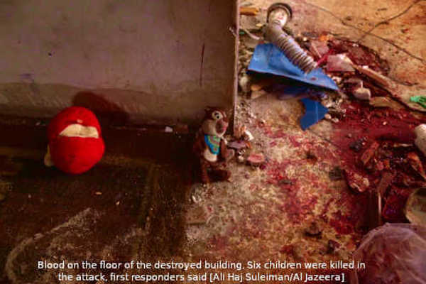 Raid Aereo Americano fa Strage di Bambini e Donne in Siria