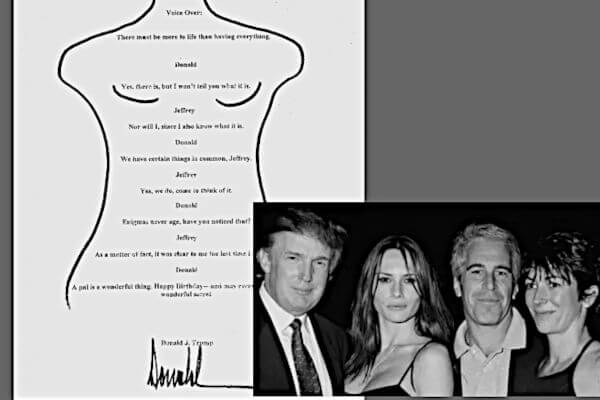 gli auguri di Trump ad Epstein