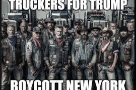 "Boycott New York" Prove di Guerra Civile di Trump con Camionisti