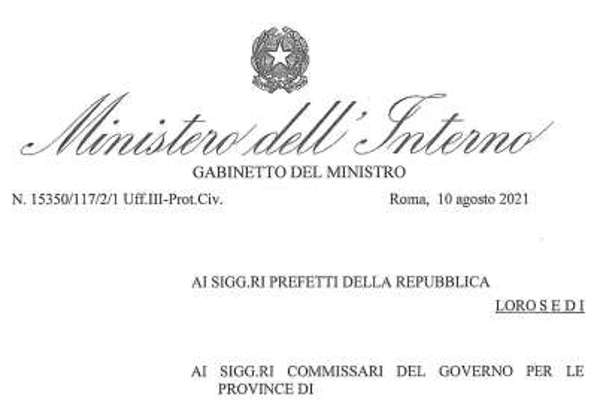 Circolare sulla verifica del green pass COVID-19