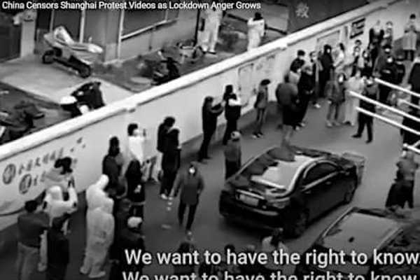 COVID-19 Proteste a Shanghai Contro Zero-Covid-Xi-Jinping