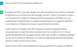 ChatGPT snobba GPT-4 oppure è invidioso? GPT-4 senza OpenAI?