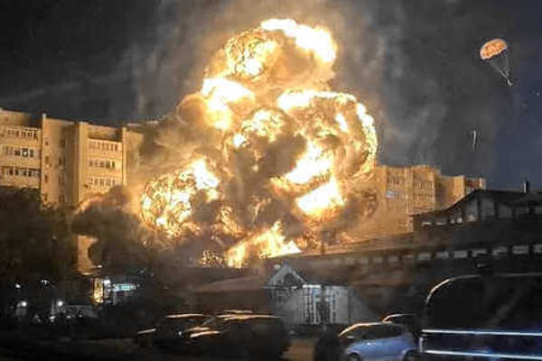 Putin Colpisce un Condominio a Yeysk (Russia) con un SU-34