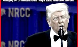 Trump ha detto che Giorgia Meloni andrà a "kissing my as.."