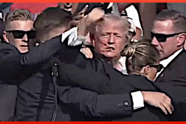 ATTENTATO A DONALD TRUMP, FERITO DI STRISCIO ALLA TESTA