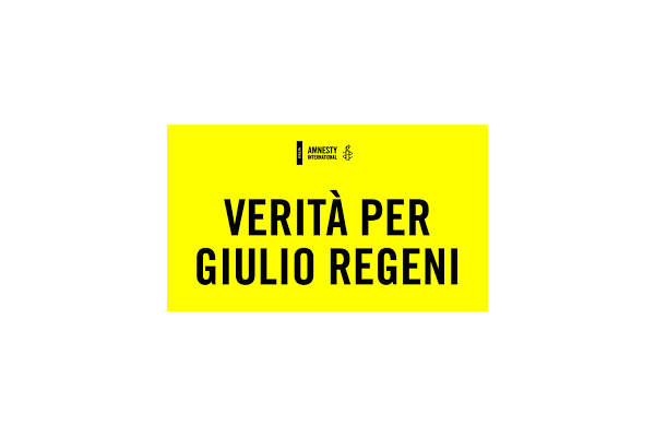Verità per Giulio Regeni