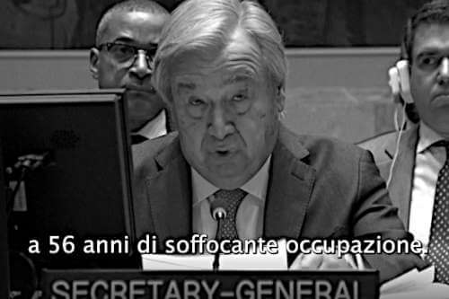 Israele contro Guterres