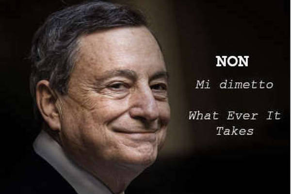 Mario Draghi NON Si Dimette e Italia Sta in Mutande al Mare