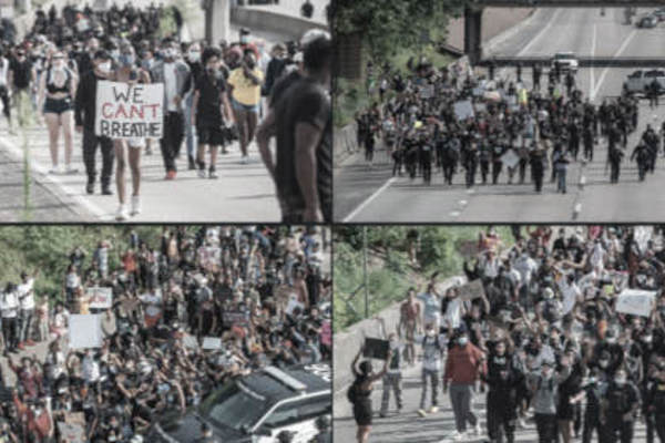 GEORGE FLOYD "I CAN'T BREATHE", TRUMP ASSEDIATO DAI BLACK LIVES MATTER