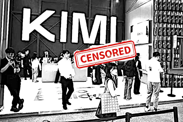 Una semplice verifica prova che la IA cinese KIMI è censurata