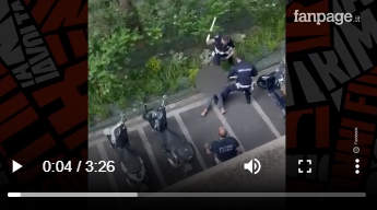 video pestaggio Bruna