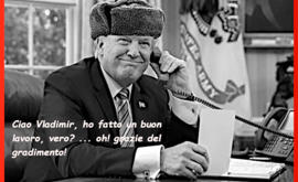 Tradimento fa rima con gradimento, l'indice di Trump in Russia è alto