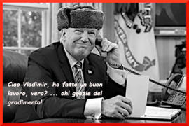 Tradimento fa rima con gradimento, l'indice di Trump in Russia è alto