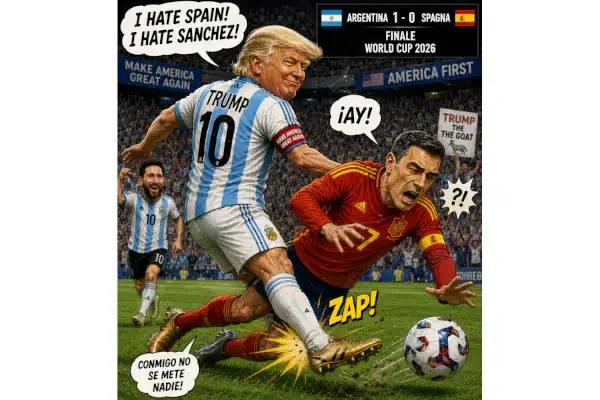 Finale FIFA 2026, Trump tifa Argentina perché odia la Spagna