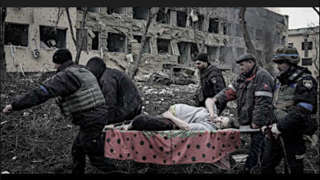 ORCO PUTIN MANGIA MADRI E BAMBINI DI MARIUPOL UCRAINA