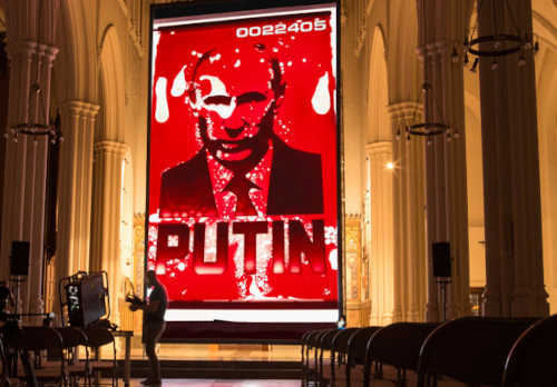 Putin Filled with Ukrainian Blood