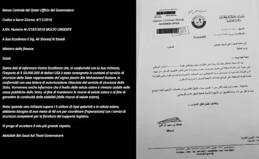 Emiro Qatar finanzia Netanyahu