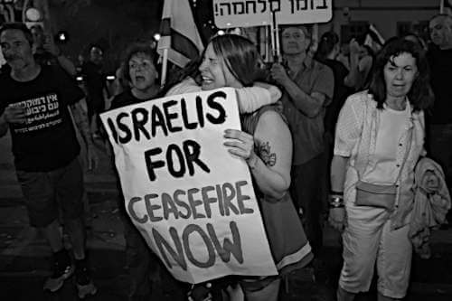 israelis for ceasefire in Gaza