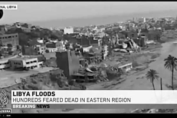 Derna Libia Spaventoso Disastro Simbolo del Global Warming