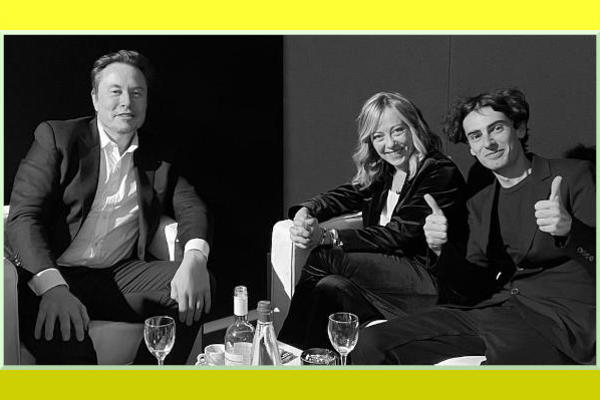 Andrea Stroppa a fianco di Musk e Giorgia Meloni indagato per corruzione