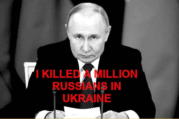Putin killed a million russians