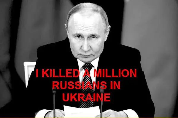 Putin killed a million russians