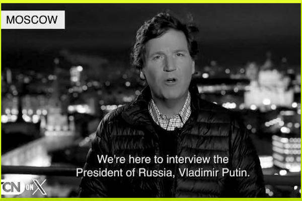 Tucker Carlson Intervista Putin mentre Evan Gershkovich è in Carcere