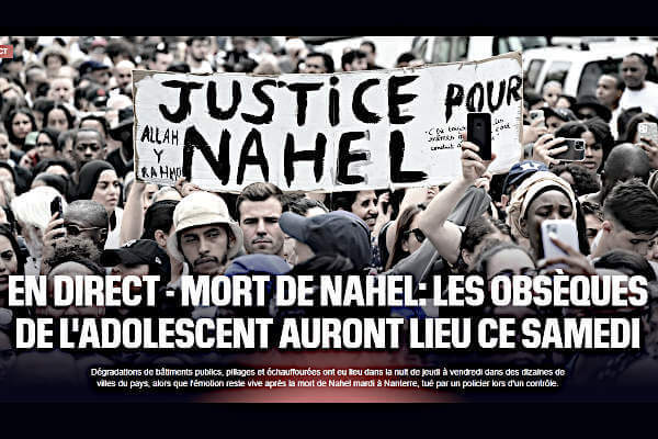 Funerali di Nahel M. la Francia Ostaggio della Polizia Violenta