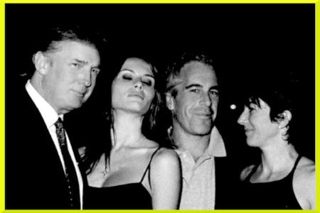 Donald Trump, Melania Trump, Jeffrey Epstein, Maxwell Ghislaine