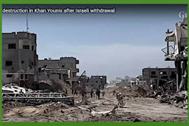 Israele ai Palestinesi: "Guardate Cosa Vi Ho Fatto a Khan Younis"