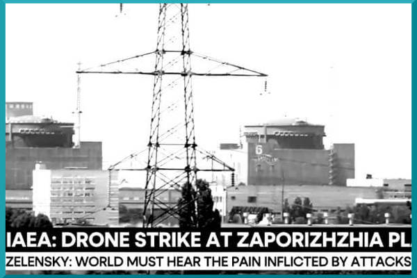 Ucraina o Russia? Droni sulla Centrale Nucleare di Zaporizhzhia