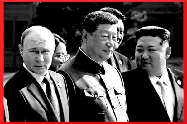 Putin, Xi Jinping, Kim Jong-un, il Trio GGI