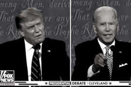 EVASORE EVERSIVO, OVVERO THE REAL DONALD TRUMP. JOE BIDEN VINCE IN TV