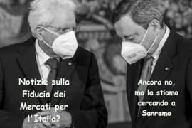 Fuga da Italia i Mercati Non Si Fidano di Mattarella Draghi