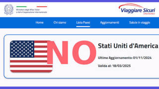 Stati Uniti di Trump, "Paese non sicuro" per i turisti italiani