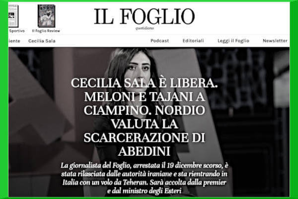 Cecilia Sala libera, il governo Meloni paga il riscatto